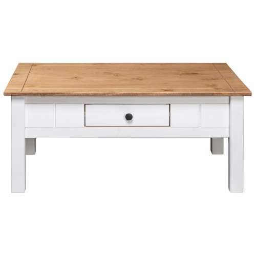 Stolić za kavu od borovine bijeli 100x60x45 cm asortiman Panama - Bijela 1 Cijena