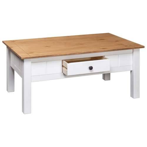 Stolić za kavu od borovine bijeli 100x60x45 cm asortiman Panama - Bijela 1 Cijena