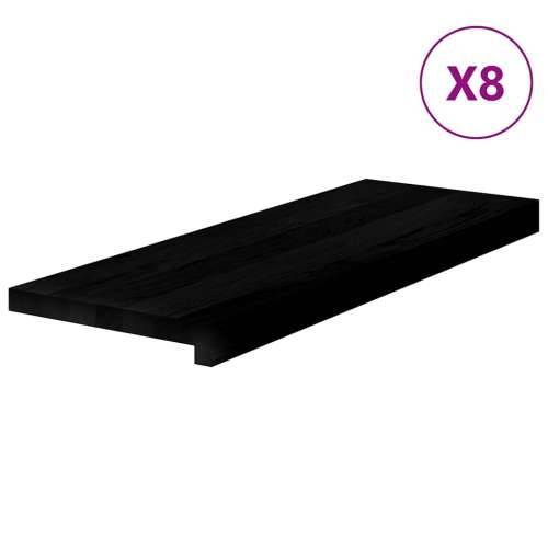 Gazišta stepenice 8 kom tamnosmeđi 70x25x2 cm masivna hrast - Tamno smeđa 70 x 25 x 2 cm 8 Cijena