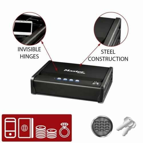 Sef Master Lock Crna Nehrđajući Čelik Čelik Cijena