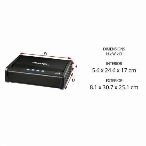 Sef Master Lock Crna Nehrđajući Čelik Čelik Cijena