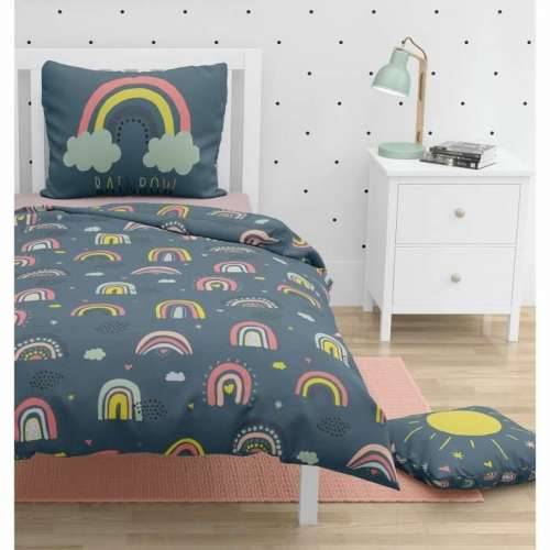Set pokrivača za poplun Roupillon rainbow 140 x 200 cm Plava 2 Dijelovi Cijena