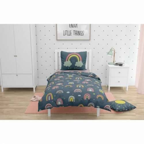 Set pokrivača za poplun Roupillon rainbow 140 x 200 cm Plava 2 Dijelovi Cijena