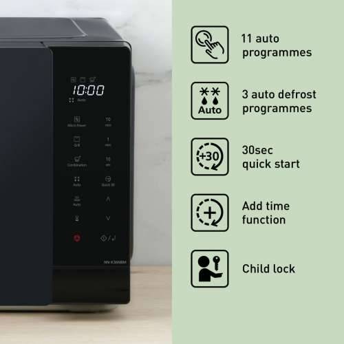 Mikrovalna Pećnica Panasonic NNK36NBMEPG Crna 1000 W 23 L Cijena