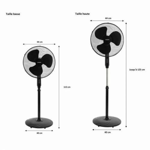 Podni Ventilator Oceanic 683568 Crna 45 W Cijena