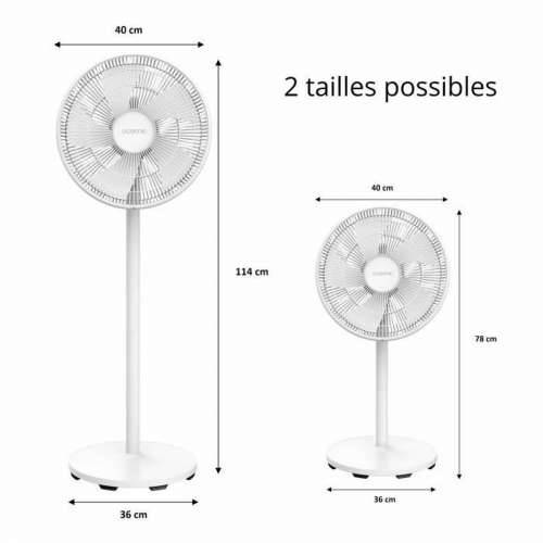 Podni Ventilator Oceanic Bijela 50 W Cijena