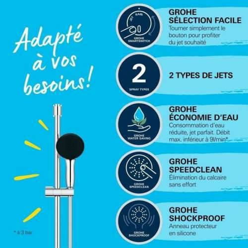 Stup za tuširanje Grohe Vitalio Start 110 Plastika Cijena