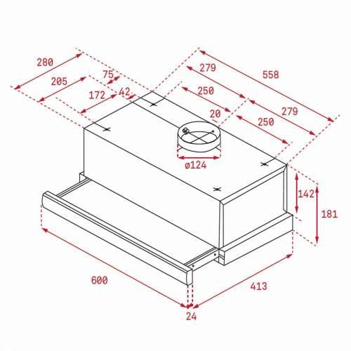 Konvencionalna Napa Teka TL6420.2WH Bijela Cijena