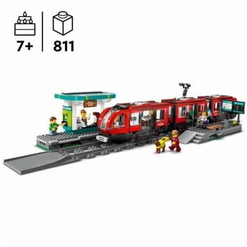 Igra Gradnje Lego 60423 Downtown Tram and Station Pisana Cijena