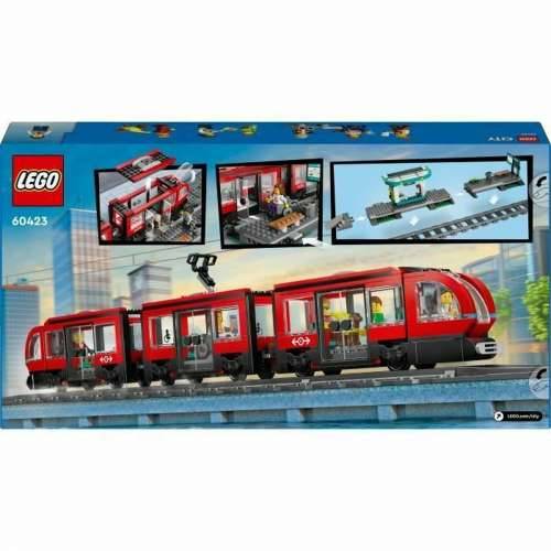 Igra Gradnje Lego 60423 Downtown Tram and Station Pisana Cijena