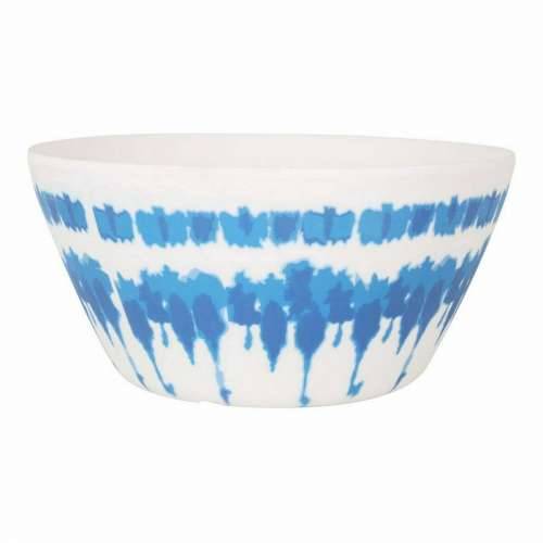 Zdjela za Salatu Santa Clara Tie-Dye Plava Bijela Melamin (24 kom.) Cijena