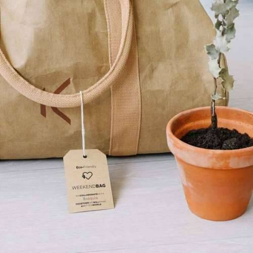 Sportska Torba KSIX WeekendBag Smeđa Eco-friendly kraft papir Cijena