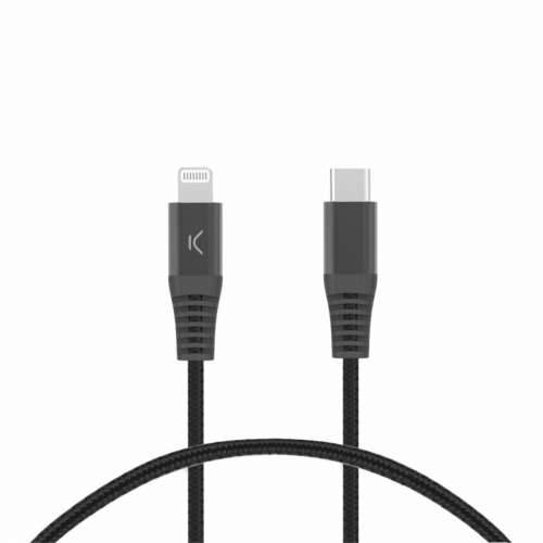 Kabel USB-C u Lightning KSIX Crna Cijena