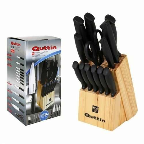Set Noževa s Drvenim Stalkom Quttin 47718 (14 pcs) 14 Komadi (2 kom.) Cijena
