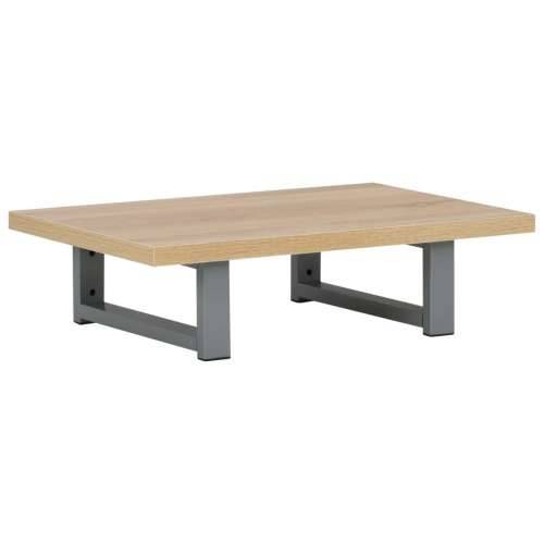 Dvodijelni set kupaonskog namještaja keramički boja hrasta - Smeđa polica od 60 cm i okrugli umivaonik od 32,5 cm 1 Cijena