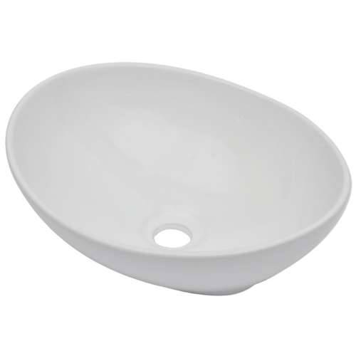 Dvodijelni set kupaonskog namještaja keramički sivi - Siva polica od 60 cm i ovalni umivaonik od 40 cm 1 Cijena