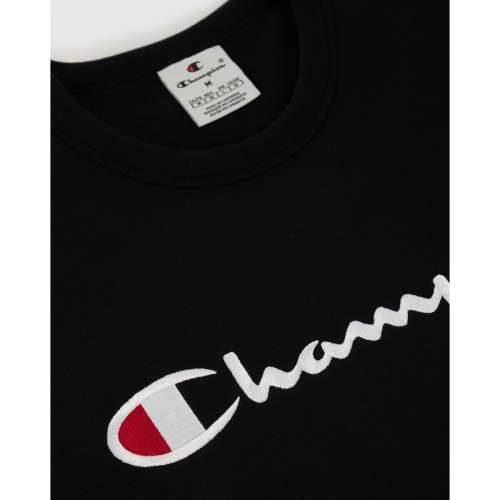 Muška Majica bez Kapuljače Champion CREWNECK SWEATSHIRT 220254 NBK Crna Cijena