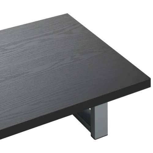 Dvodijelni set kupaonskog namještaja keramički crni - Crna polica od 60 cm i okrugli umivaonik od 32,5 cm 1 Cijena