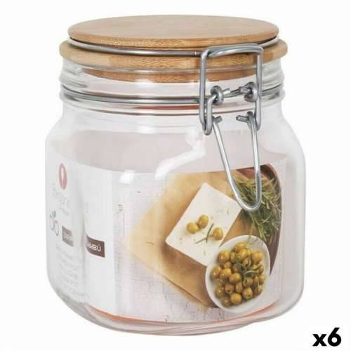 Čamac Borgonovo 750 ml hermetično Bambus 10 x 10 x 13 cm (6 kom.) Cijena