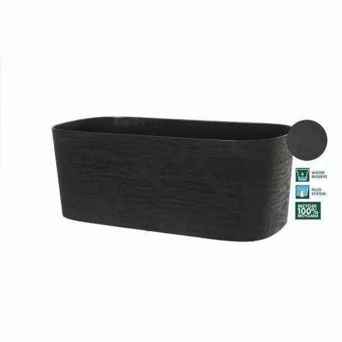 Žardinjera sa samozalijevanjem Garden ID Crna 17 x 50 x 17 cm Cijena