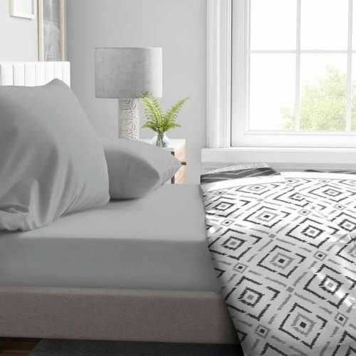 Podesiva plahta HOME LINGE PASSION HP71765 Siva Svjetlo siva 140 x 190 + 30 cm Cijena