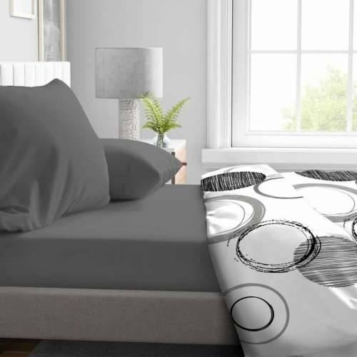 Podesiva plahta HOME LINGE PASSION HP71766 Siva Antracitna 140 x 190 + 30 cm Cijena