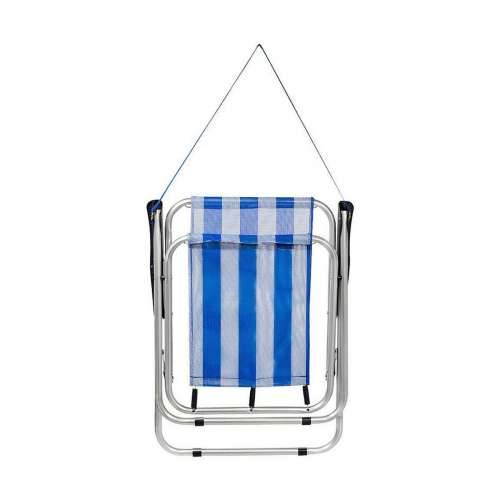 Stolica za za plažu Aktive Bijela Mornarsko plava 44 x 45 x 76 cm Mornar Cijena
