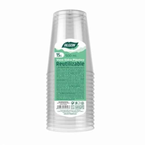 Set čaša za višekratnu upotrebu Algon Providan Jabukovača 20 kom. 500 ml (15 Dijelovi) Cijena