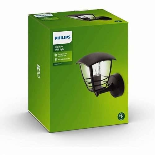 Rasvjetna tijela za zid Philips My Garden Creek Crna Aluminij A 60 W E27 Cijena