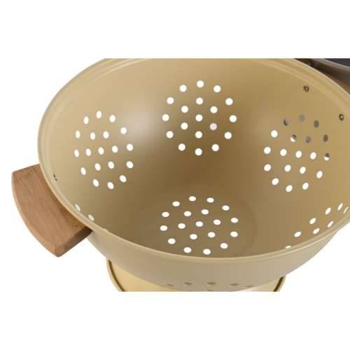 ocjeđivač Home ESPRIT Bež Siva Bambus Nehrđajući Čelik 30 x 24,5 x 14 cm (2 kom.) Cijena
