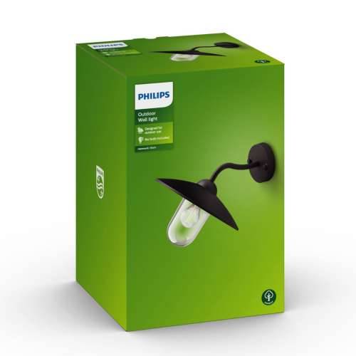 Rasvjetna tijela za zid Philips 0164330PN Vanjski dio Crna Aluminij 60 W E27 Cijena