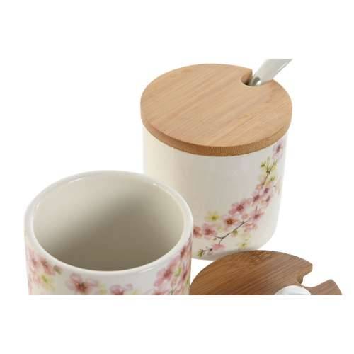Zdjela za Šećer Home ESPRIT Bijela Roza Lila Bambus Dolomite 7,5 x 7,5 x 7,5 cm (2 kom.) Cijena