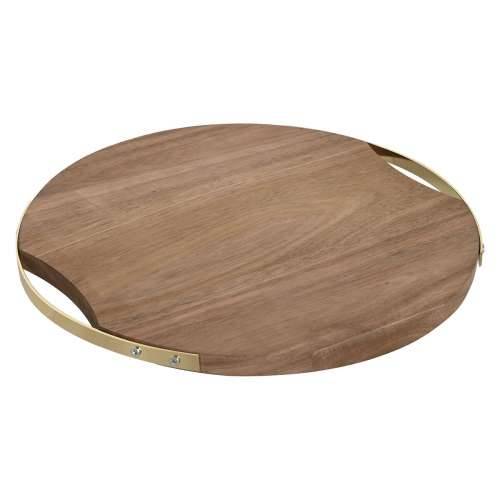 Daska za rezanje Home ESPRIT zlatan Prirodno Metal Drvo akacije 32,3 x 31,3 x 1,4 cm Cijena