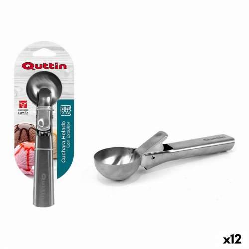 Žlica za Sladoled Quttin 62955 Nehrđajući Čelik Srebrna 18 x 5 x 4 cm (12 kom.) Cijena