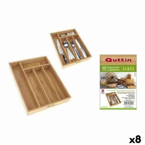 Organizator Pribora za Jelo Quttin Bambus 34 x 26 x 4 cm (8 kom.) Cijena