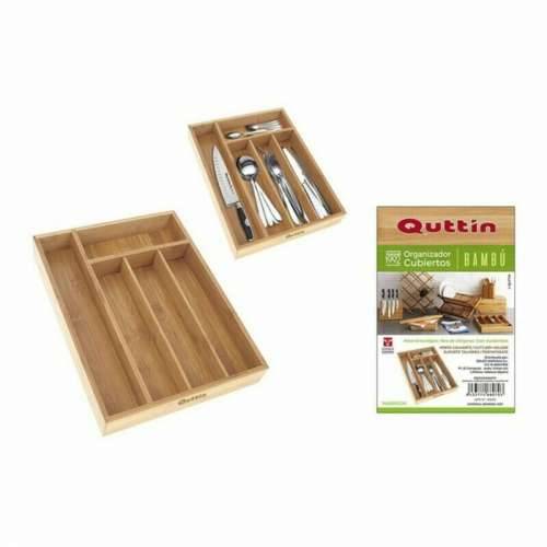 Organizator Pribora za Jelo Quttin Bambus 34 x 26 x 4 cm (8 kom.) Cijena