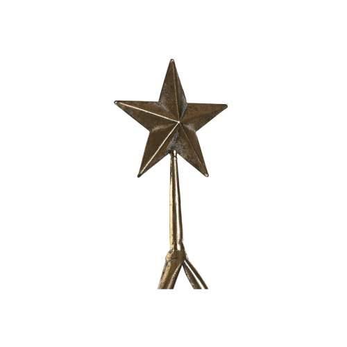 Posuda za Voće Home ESPRIT zlatan Metal 43 x 43 x 79 cm Pom de Crăciun Cijena