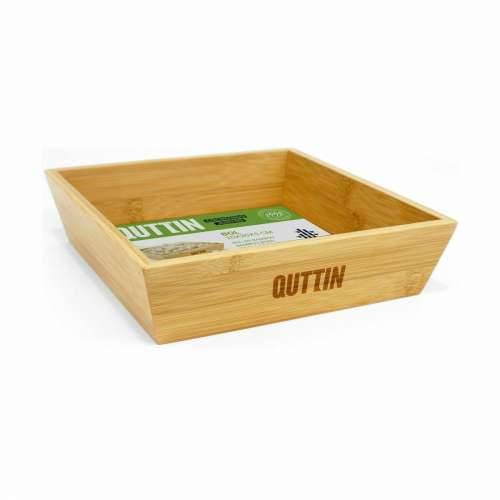 Zdjela Quttin Smeđa Bambus 20 x 20 x 5 cm (12 kom.) Cijena