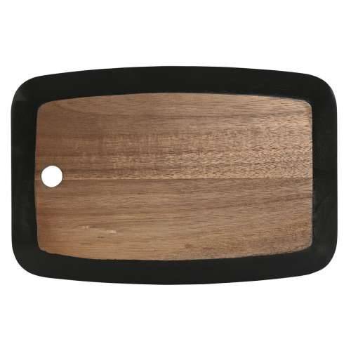 Daska za rezanje Home ESPRIT Crna Prirodno Drvo akacije Daska 30 x 20 x 1,8 cm Cijena