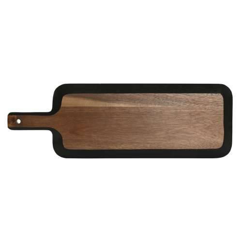 Daska za rezanje Home ESPRIT Crna Prirodno Drvo akacije Daska 51 x 17 x 1,8 cm Cijena