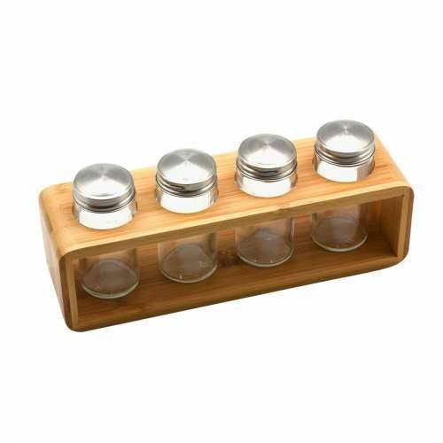 Stalak za Začine od Bambusa Versa 33 x 2,5 x 18 cm Cijena