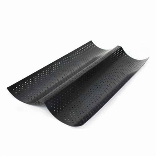 Kalup za Baguette Quttin 123899 Dvostruki 37,8 x 16,5 x 2 cm (12 kom.) Cijena