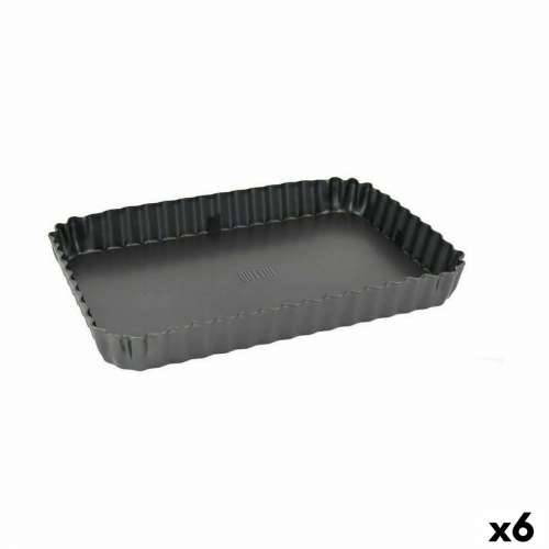 Odvojivi Kalup Quttin Crna Ugljični čelik 31,5 x 21,5 x 3,5 cm (6 kom.) Cijena