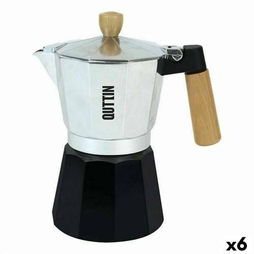 Talijanska Moka za Kavu Quttin Drvo Aluminij 12 Tasītes (6 kom.) Cijena