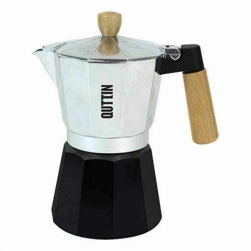 Talijanska Moka za Kavu Quttin Drvo Aluminij 12 Tasītes (6 kom.) Cijena