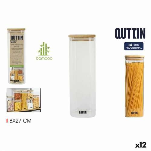 Čamac Quttin Bambus Kvadratno 1,3 L 8 x 27 cm (12 kom.) Cijena