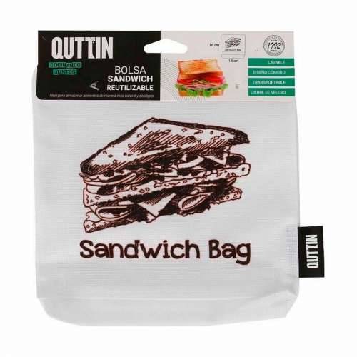 Vrećica za hranu za višekratnu upotrebu Quttin Sendvič 18 x 18 x 2 cm (24 kom.) Cijena