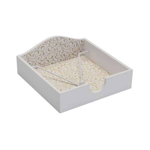 Stalak za salvete Versa Serpentine Drvo 18 x 7 x 18 cm Cijena