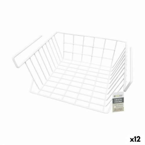 Košara za Kuhinjsku Policu Confortime Bijela 29 x 27 x 15 cm (12 kom.) Cijena