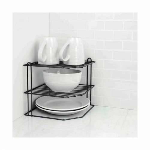 Podrška za posuđe Confortime Crna 22 x 22 x 22 cm 22 x 22 x 25 cm Kutni ormarić (8 kom.) Cijena